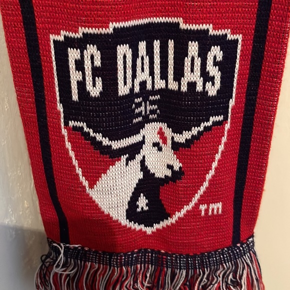 FC Dallas soccer football supporter scarf MLS brand new reversible 56” long - Picture 2 of 3